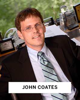 John Coates, Harvard Law School