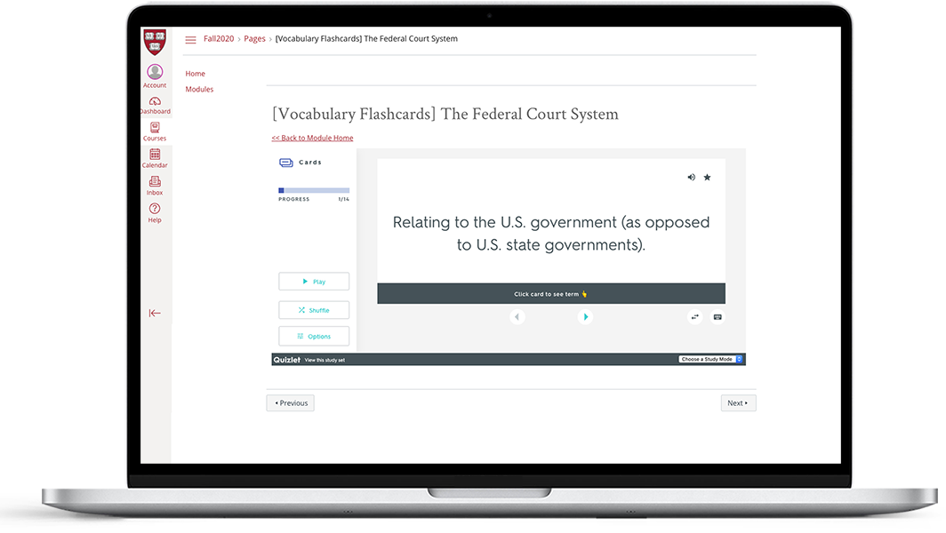 Learn federal court system vocabulary